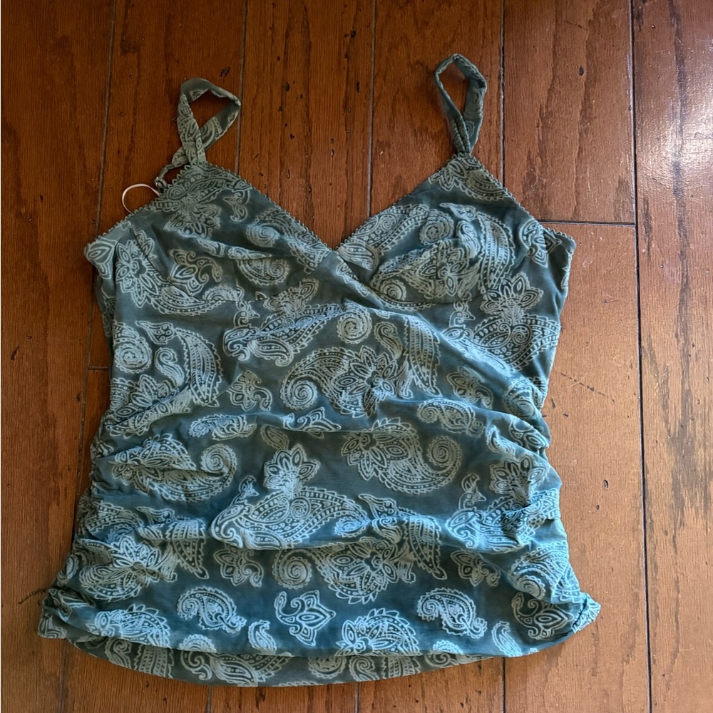 Princess Polly Olive Paisley Camisole